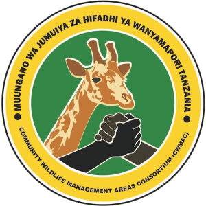 Giraffe and handshake logo of the CWMAC.