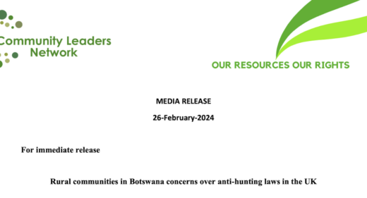 The CLN logo tops the title page of the media release.