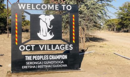The OCT welcome sign.