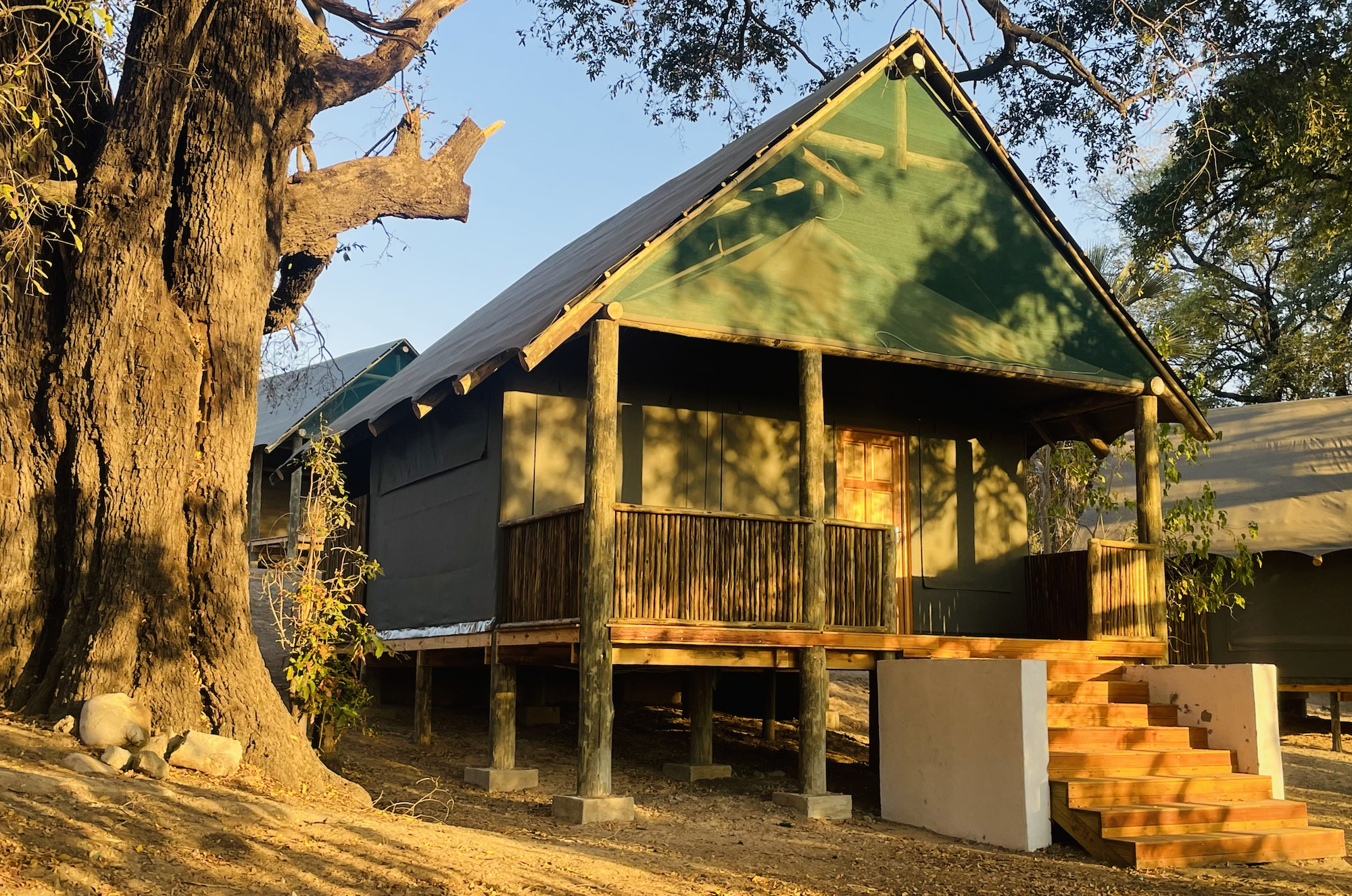 A chalet at the community lodge.