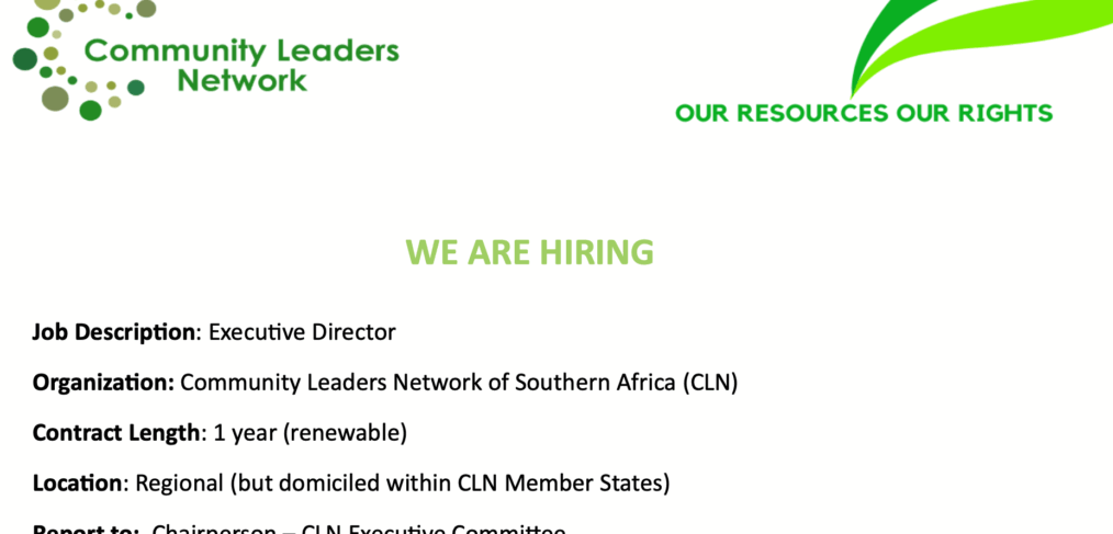 Cover and summary text from ED job advert - 2025/04/25
