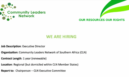 Cover and summary text from ED job advert - 2025/04/25